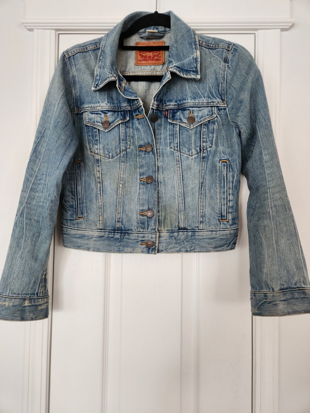Levi's Light Blue Denim Jacket - Women's Classic Trucker Size Small